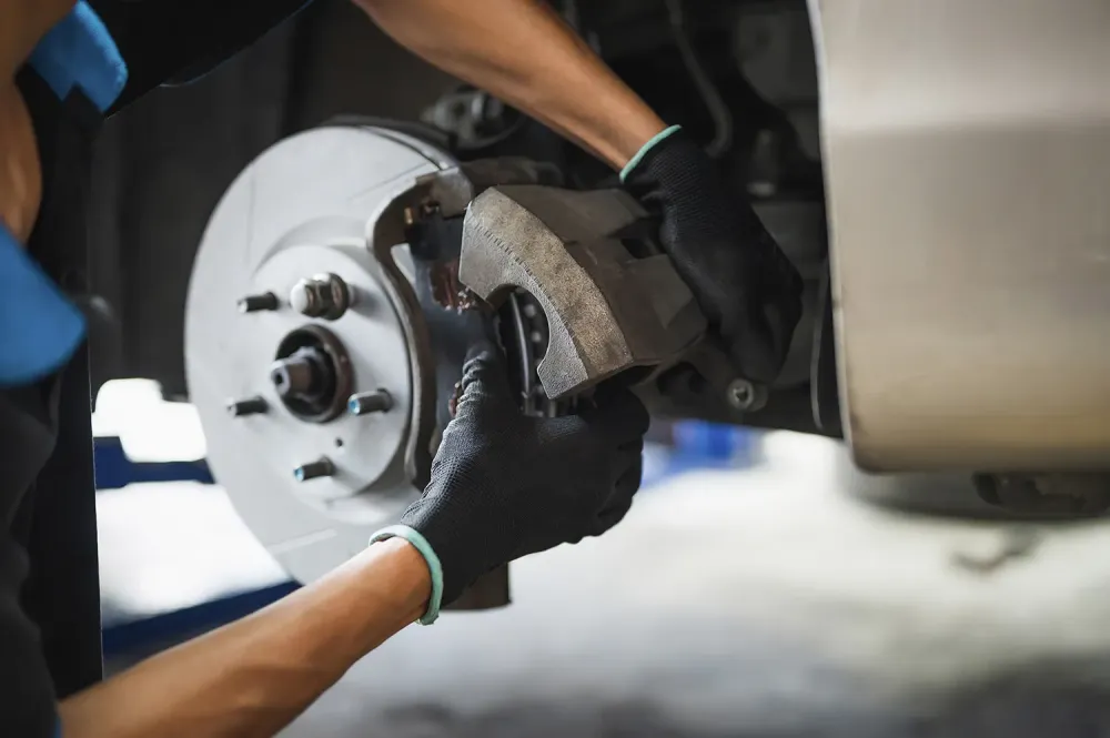 Changement de disque voiture